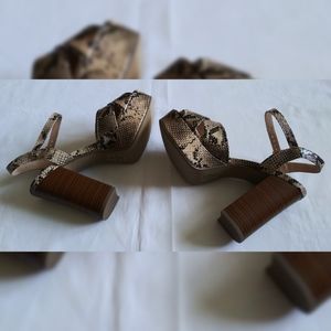 New Womens Delicious Platform Sandals Size 6.5